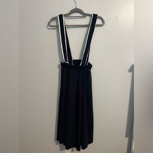 Navy Overall Dress